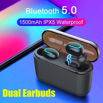 

Bluetooth 5.0 Earphones Q32 TWS Wireless Blutooth Earphone Hands free Head Phone Sport Earbuds Gaming Headset PK i10 i12 i9s