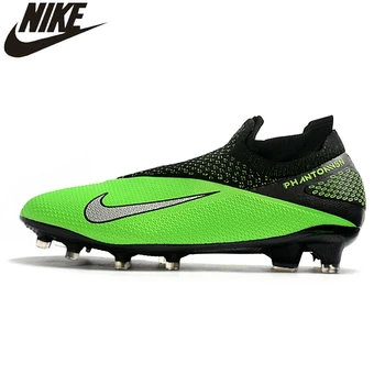 

Nike Phantom VSN 2 Elite DF FG- Mens Soccer Boots Knit Waterproof Seamless Tights Slip-On Soccer Shoes New Color