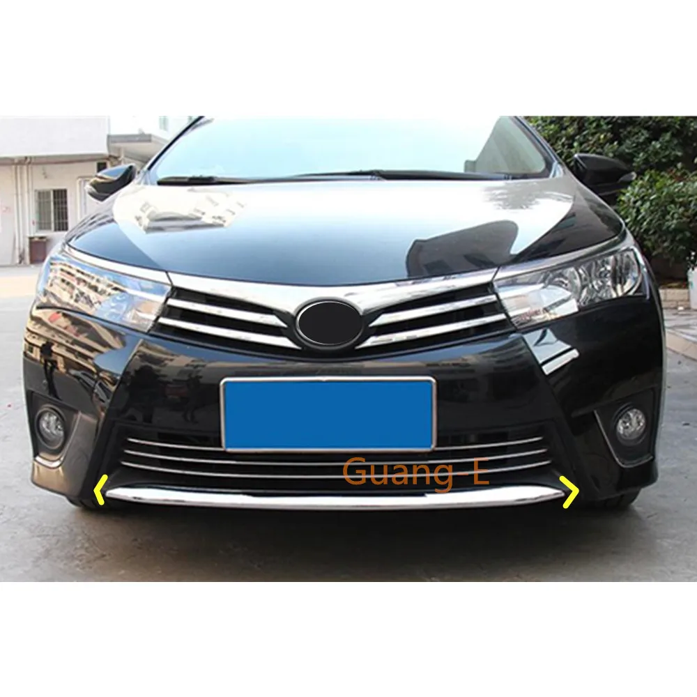 Для Toyota Corolla Altis 2014 2015 2016 Автомобильная крышка бампер двигателя ABS хромированные