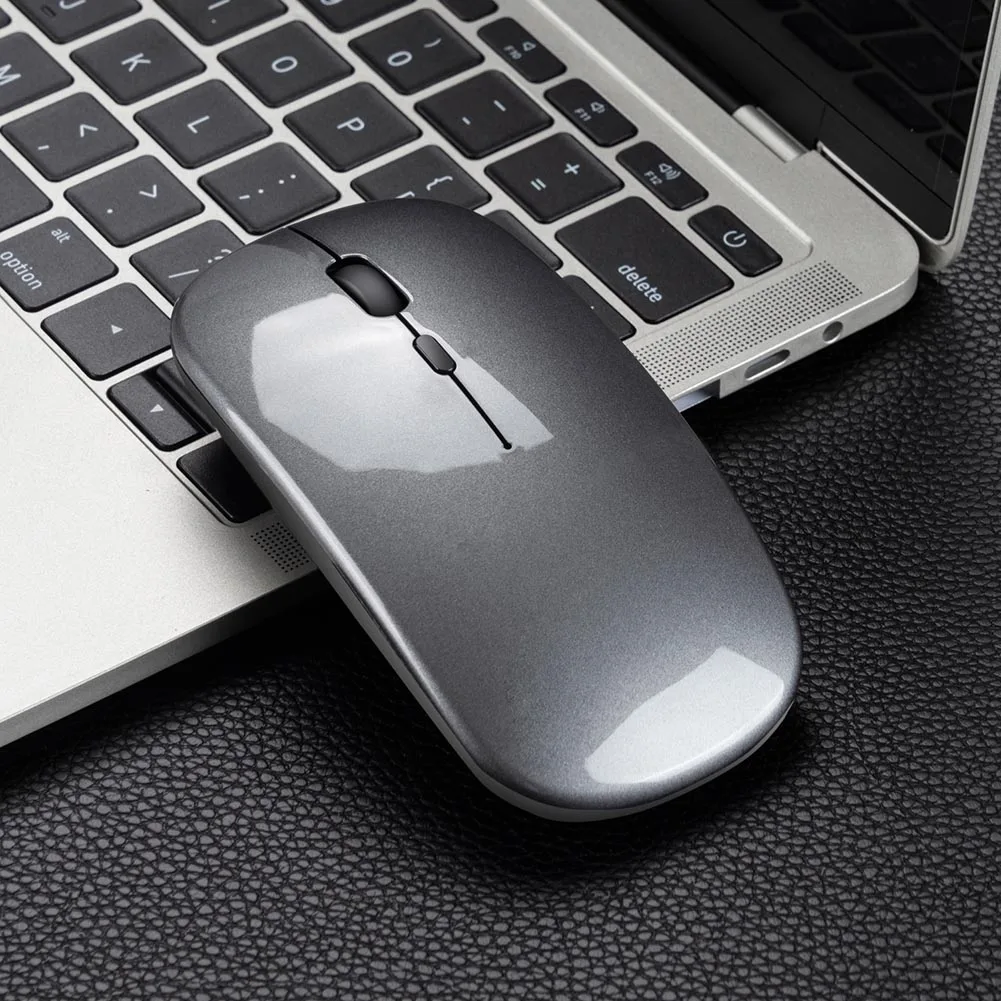 

Wireless Mouse Chargeable Ultra-silent Click Optical Mouse Mice with USB Cable DQ-Drop