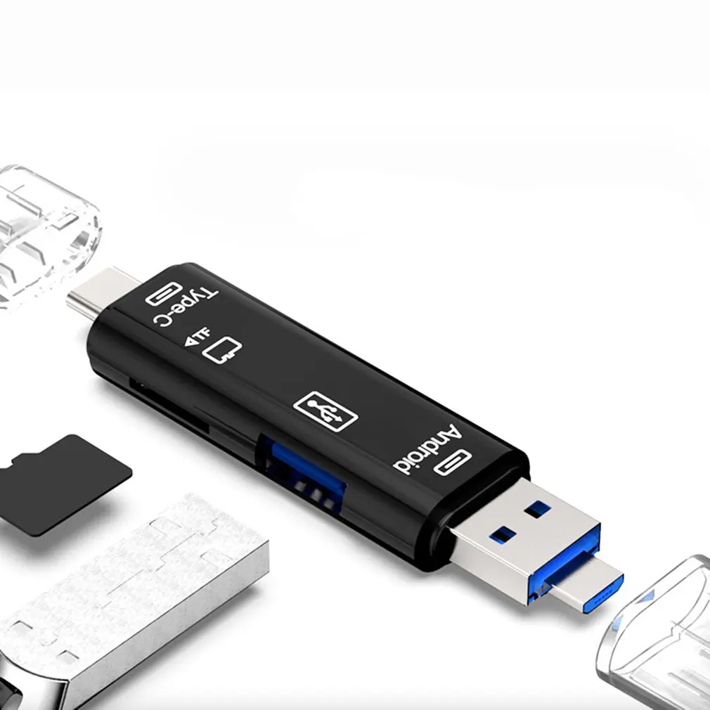 USB палка считыватель Тип C микро CD USB OTG карта адаптер 3 в 1 USB-C флэш-накопитель TF чтение для Android мобильный телефон ПК Mac