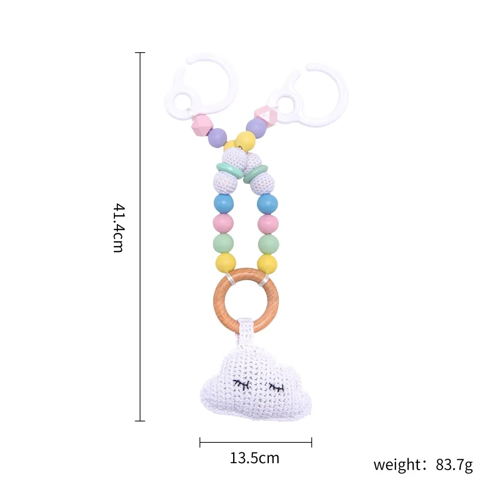 Baby-Teethers-Silicone-Animals-Rodent-Beech-Wooden-Rattles-Crochet-Beads-Teething-Baby-Toys-Pendant-Pacifier-Clip(19)