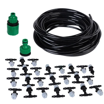 

Water Misting Cooling System Mist Sprinkler Nozzle Outdoor Garden Patio Plants Spray Hose Watering Kit