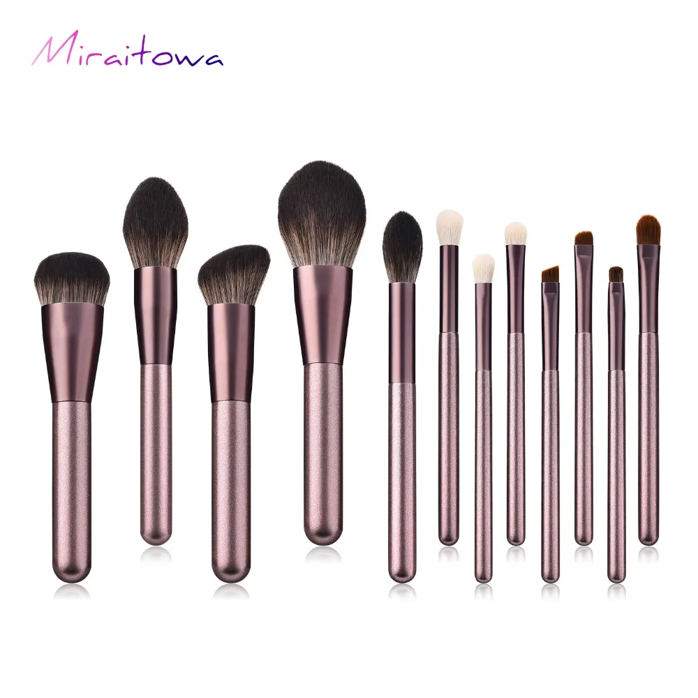 12 pcs Makeup Brushes Set professional Foundation Powder Eyeshadow Blending Eyebrow kabuki cosmetic brush Tool