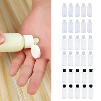 

10pcs 60ml Plastic Empty Bottle Travel Bottle Makeup Empty Bottles Flip Cap For Liquid Lotion Cream