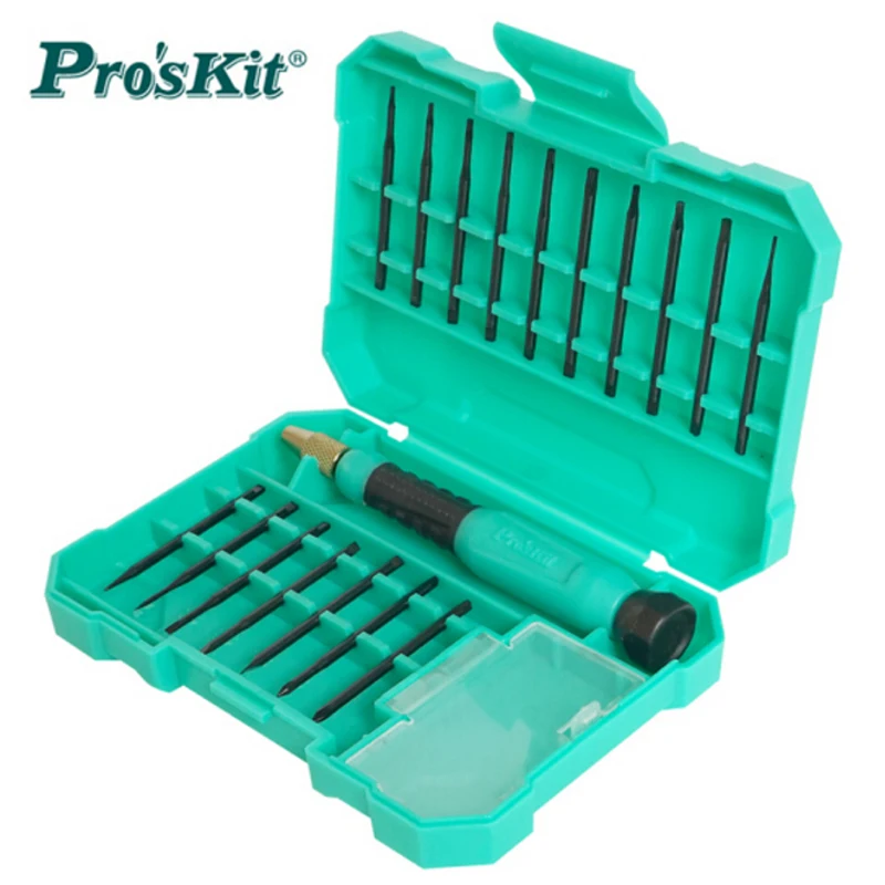 

Proskit 18in1 Precision Torx Screwdriver Set For 3C Repair Removal Tool Slotted Phillips Hex Screwdriver Head Screwdriver Bit