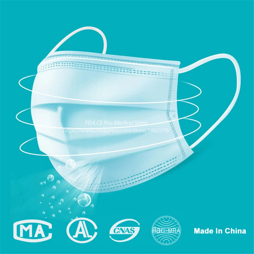 

Beauty Masks for Prevent Anti virus High Quality face Masks 50Pcs Discounted