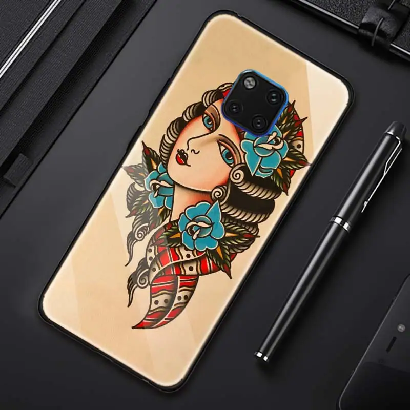 Чехлы для Huawei Mate 20 X 5G 30 Pro 10 Lite Nova 6 SE 5T черный силиконовый чехол из закаленного