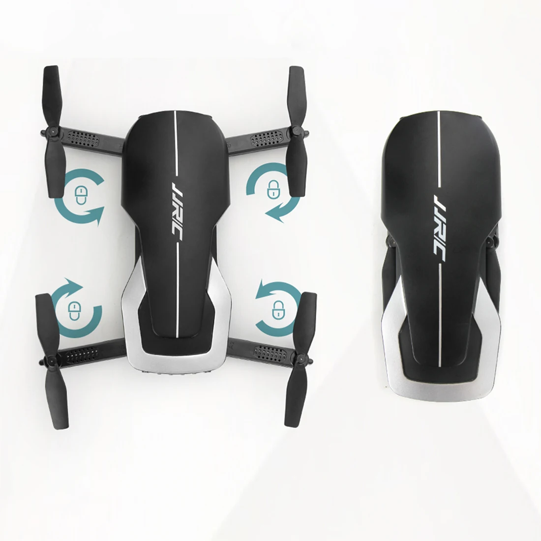 JJRC H71 1080P Wifi RC складной Дрон Квадрокоптер передача изображения в реальном времени оптический поток позиционирования полета+ сумка для хранения
