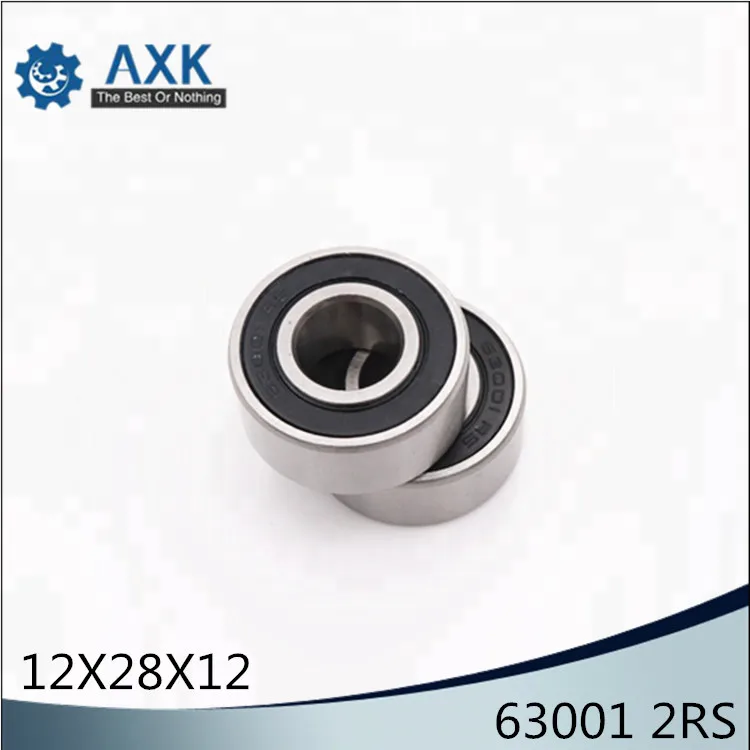 63001 2RS Non-standard 122812 Ball Bearings 12*28*12 mm ABEC-1 ( 2 Pcs ) Bearing