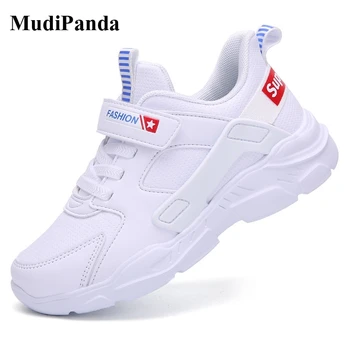 

Mudipanda Boys White Sneakers 2020 New Autumn Winter Children'S Sports Shoes Big Kids Shoes Primary School Boy Running Shoes