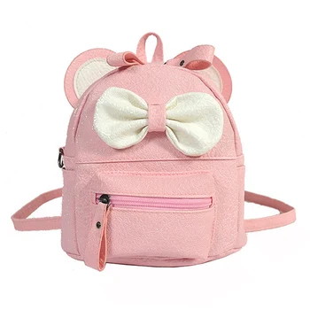 

Girl Cartoon Backpack Small Diagonal School Bag Children Cute Bow Small Backpack