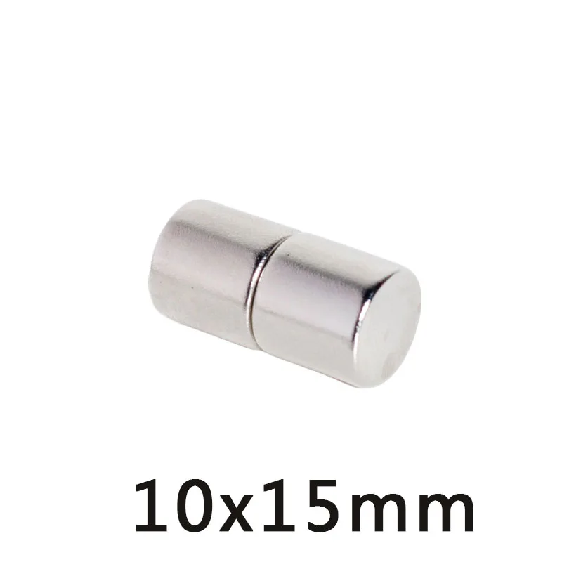 

10/20/50pcs 10x15 Neodymium Magnet Permanent N35 NdFeB Super Strong Powerful Magnetic Small round Magnets 10*15mm