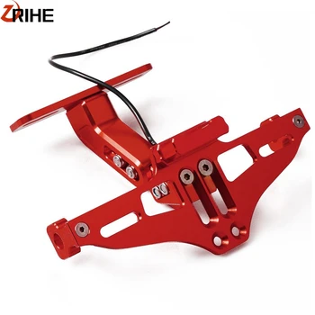 

Universal Motorcycle Aluminum License Plate Bracket Holder For yamaha XSR700 ABS XSR 900 ABS YZF R1 MT-07 MT-09 T-Max 530 2018