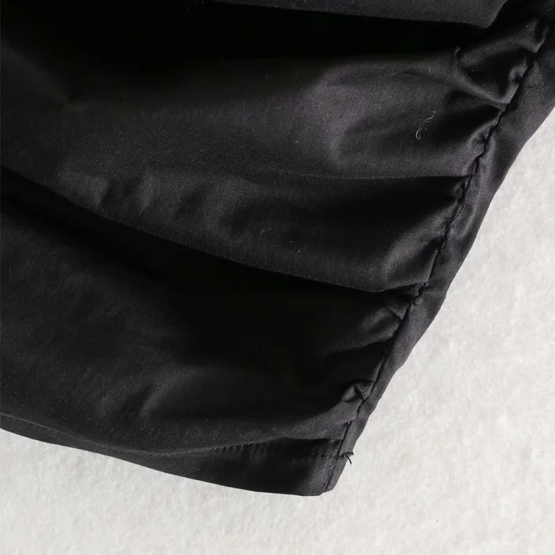 Летнее женское платье, повседневное однотонное плиссированное платье Vestidos