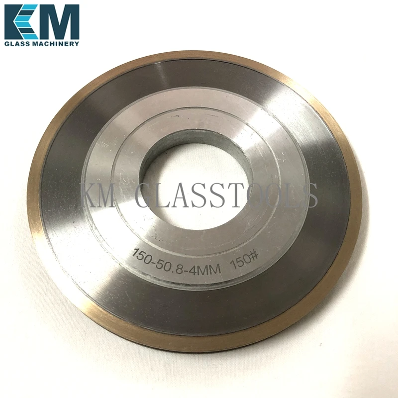 KM D150xFA3~15mm Peripheral Diamond wheel Flat edge with arris Grinding wheel abrasive wheel For Shape Glass Edging Machine products