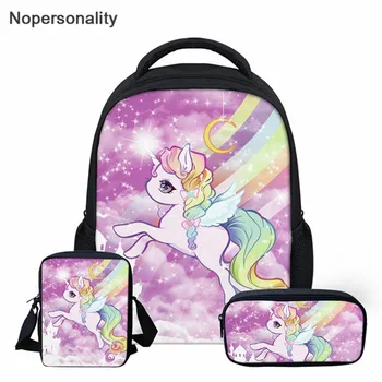 

Cute Cartoon Unicorn School Bag Sets for Little Girls Boys Small Bookbag Kindergarten Child Baby Schoolbags Mochila Escolar