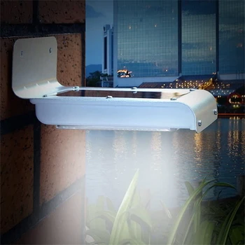 

LED Solar Powered Motion Sensor Wall Lights IPX65 Waterproof Exterior Porch Lights for Home, Driveway, Patio, Deck, Yard (16 LED