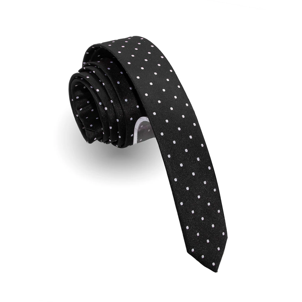 KAMBERFT дизайн ручной работы 4 см тонкий однотонный галстук в горошек Красный Зеленый Модный мужской тканый обтягивающий галстук для свадьбы Повседневные Вечерние
