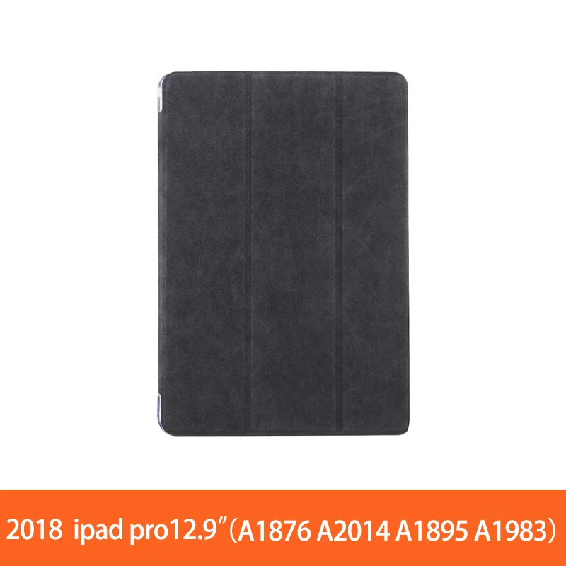ipad pro12.9 black Для ipad Air 2 кожаный чехол / ipad 9," ПК Защитный чехол для ipad Pro 10,5" 12," кожаный смарт-чехол - Цвет: ipad pro12.9 black
