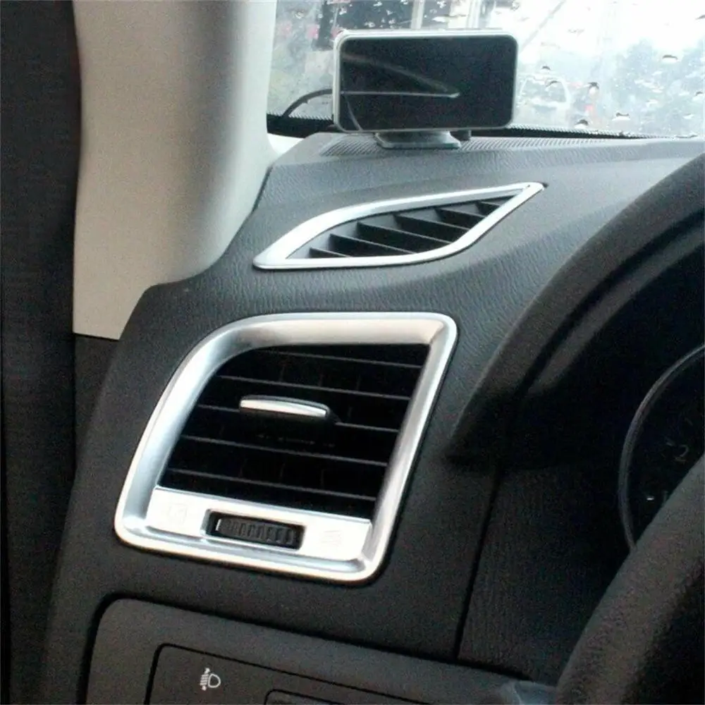 Подходит для Mazda CX-5 CX5 2013- хромированное вентиляционное отверстие приборной панели выход крышка отделка