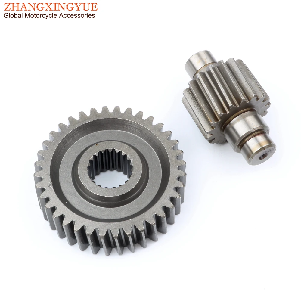 Scooter 36T-17T Performance Final Drive Gear for Baotian BT125T Znen ZN150T GY6 125 150cc 152QMI 157QMJ 4-stroke