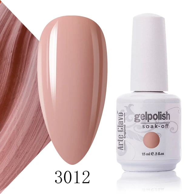 Arte Clavo 131 Colors Gel Polish Nail Gel Varnish Paint Semi Permanent Nails Art Gel Nail Polish For Manicure Top Coat Base Coat 3012