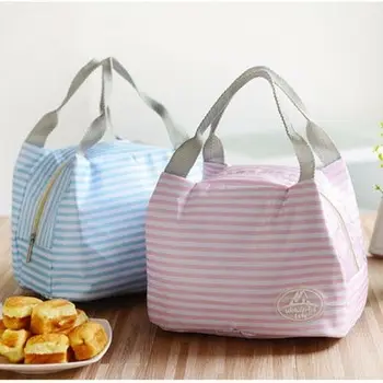 

New Fashion Portable Thermal Insulated Lunch Container Lunch Box Storage Bag Picnic Carry Totes Pouch Lunchbag