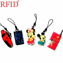 UID S50 1K 13,56 MHz Сменные записываемые брелки RFID блок 0 Sector IC Умный брелок жетон тег ключ высокое качество контроль доступа