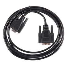 2,4 м IC690ACC901 RS232/RS422 адаптер PLC Кабель для программирования GE 90-30 черный