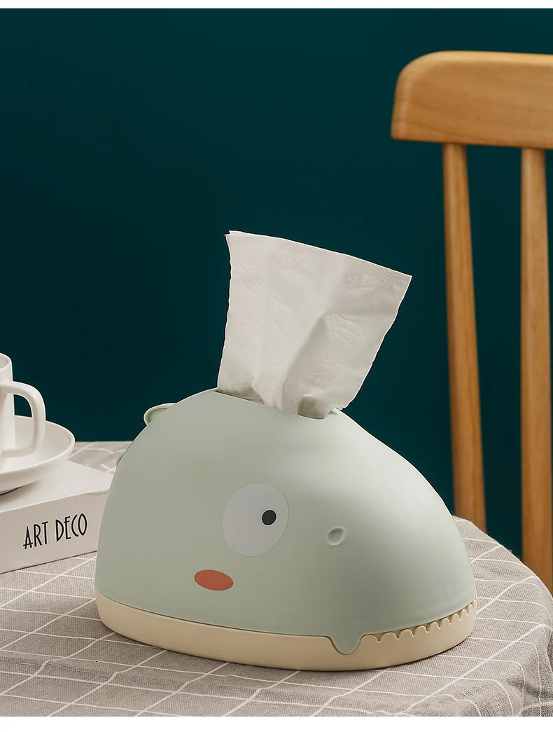 Retro Radio Model Tissue Box Desktop Paper Holder Vintage Dispenser Storage Napkin Case Organizer Ornament Wet Wipes Decoration