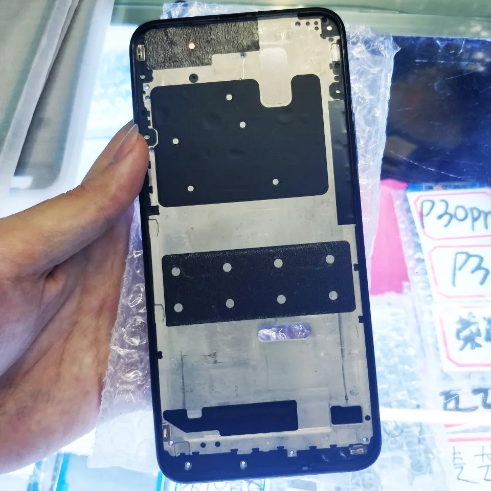 Для huawei P Smart Z/Для huawei Y9 Prime передний корпус шасси пластина ободок ЖК-дисплея Лицевая панель рамка Передняя рамка