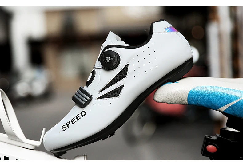 YSOKRAJ Bicycle Cycling Shoes MTB Mountain Bike Self-Locking Shoes Men Women Nylon-fibreglass Sole Athletic Riding SPD Shoes