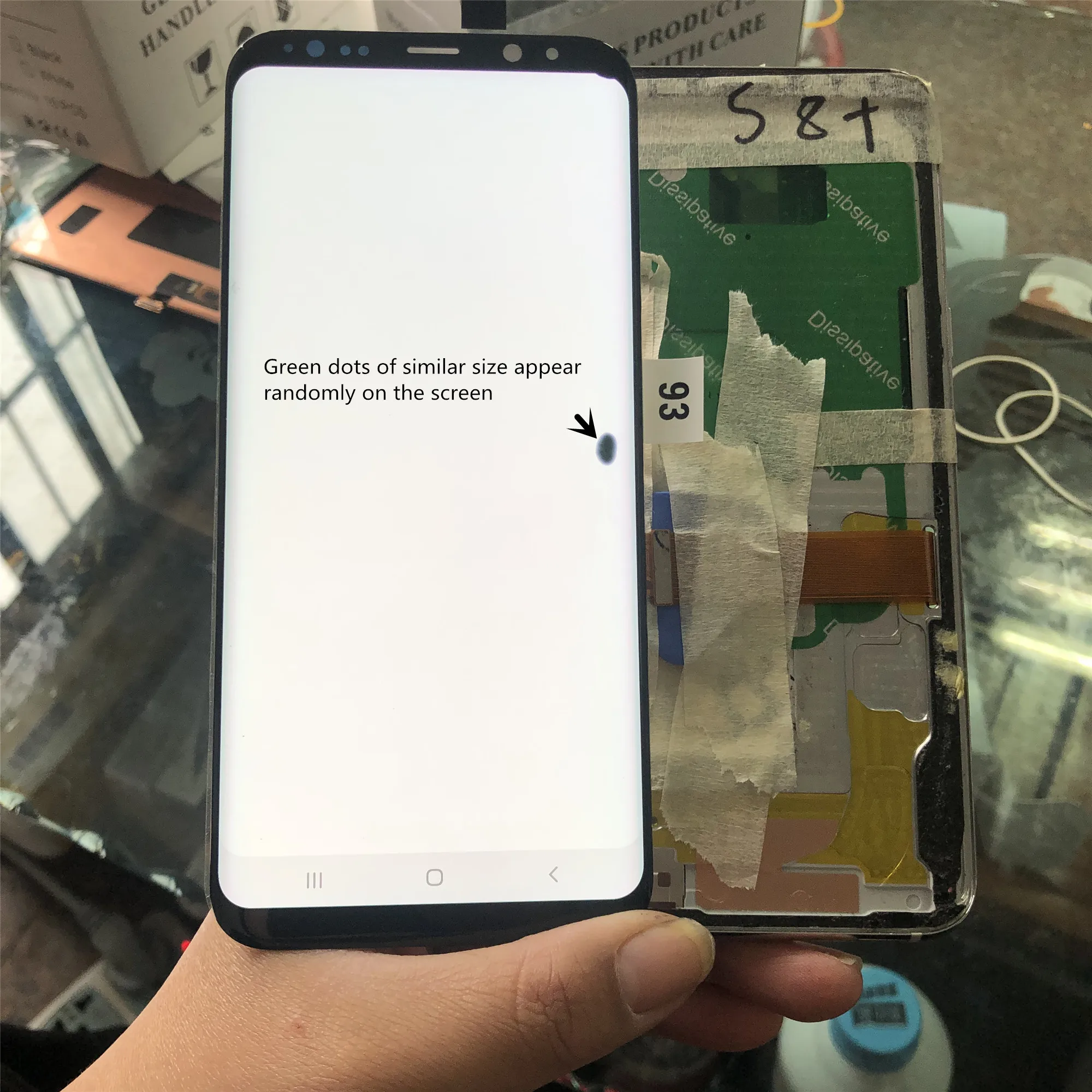 100% Оригинальный AMOLED ЖК-дисплей для SAMSUNG Galaxy дисплей S8 + Plus G955 G955F сенсорный экран