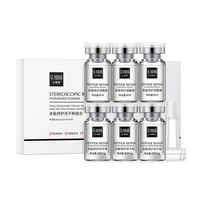 

Peptide Repair Lyophilized Powder & Lysozyme Liquid Moisturizing Whitening Oil Control improve Acne Hydrating Brighten Anti-Agin