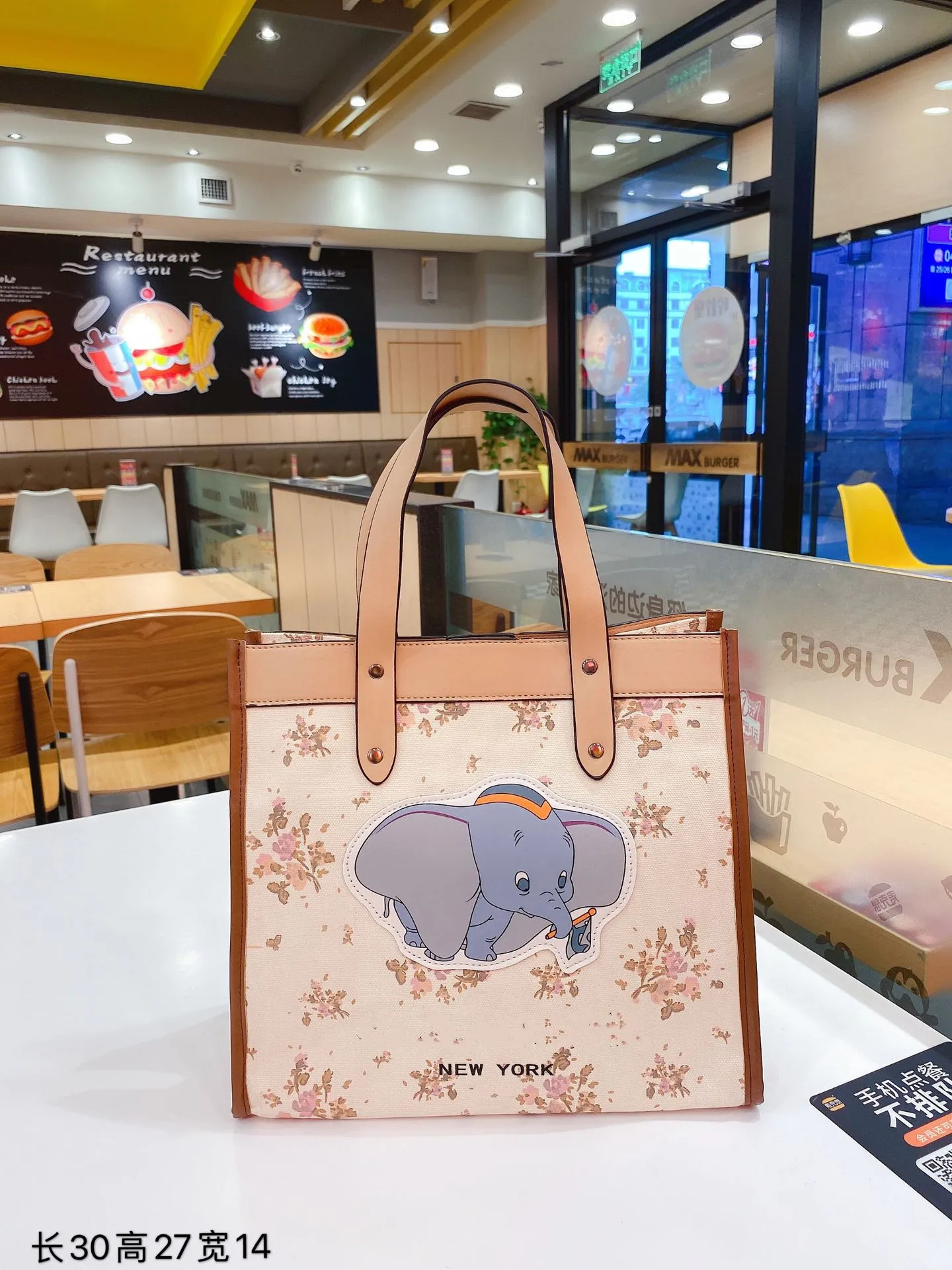 Disney-Bolso bandolera Dumbo con dibujos animados, Moderno