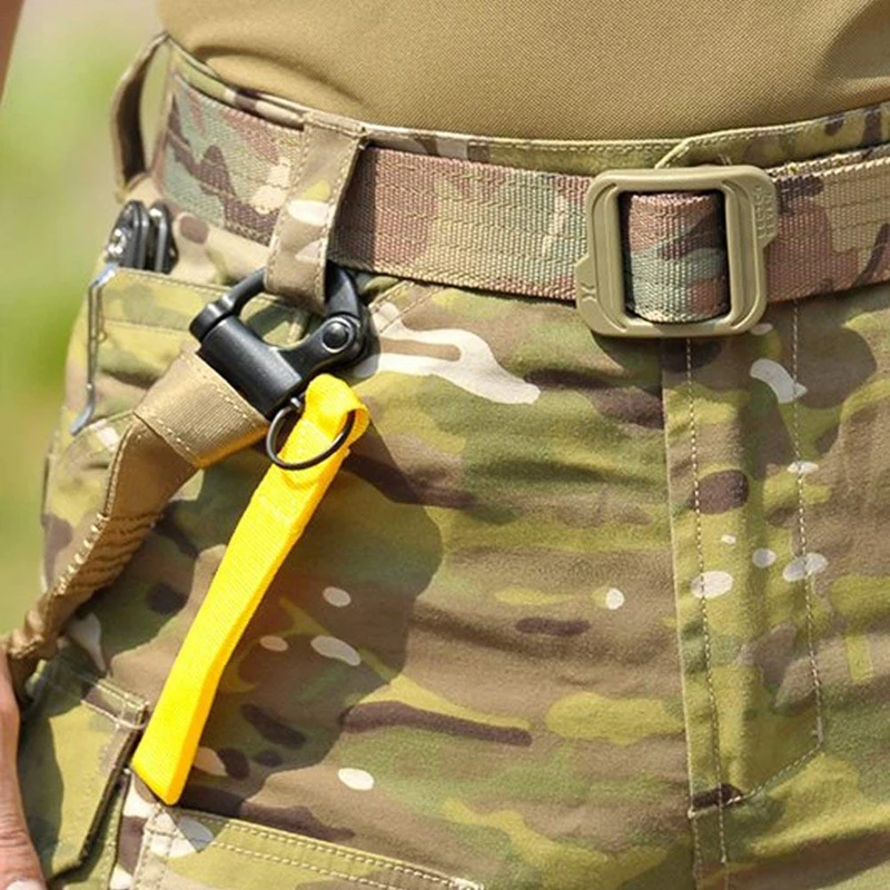 Safety Lanyard Quick Release Safety Lanyards Tactical Military Quick Release Wasit Bag Sling Safety Lanyard Sling Nylon Rope Bungee Strap