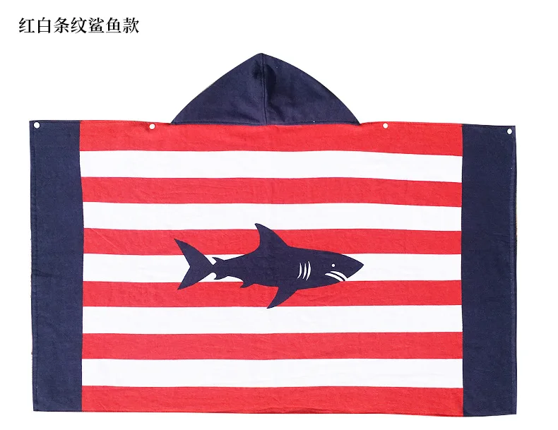 Beach Towel Euro-American Cartoon Formaldehyde-free Children Gauze Cotton Adult Can Wear Bath Towel Cloak Lengthened 127*76cm