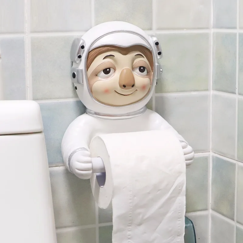 

Sloth Toilet roll Paper Tube Wall-mounted Bathroom Tray Paper Towel Rack Toilet Paper Cartoon Punch-free Tissue Hanging Rack