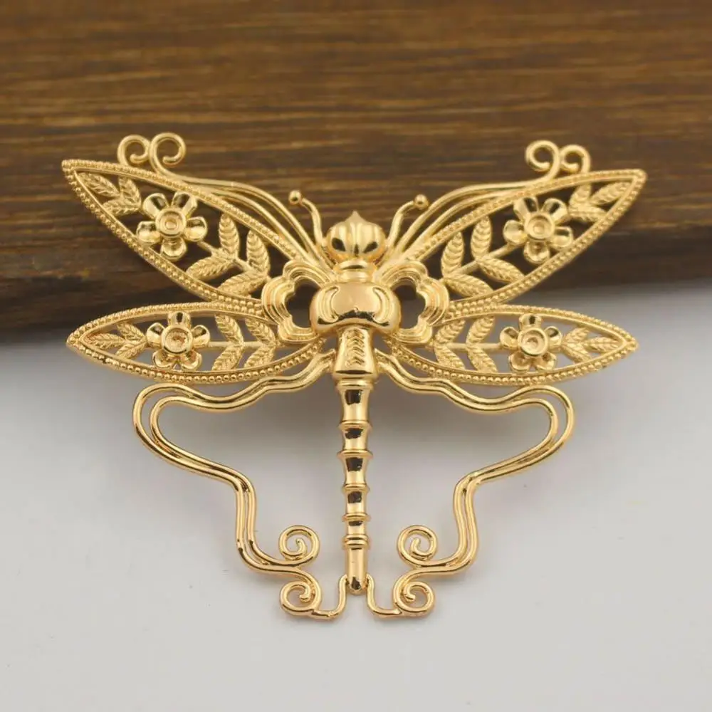 5 шт. филигранные подвески бабочки для украшения штамповочные основы