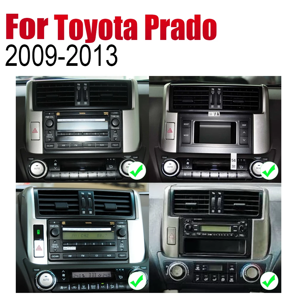 Автомагнитола ZaiXi Android 2 Din для Toyota Pardo / LC950 Prado 950 2009 ~ 2013 автомобильный