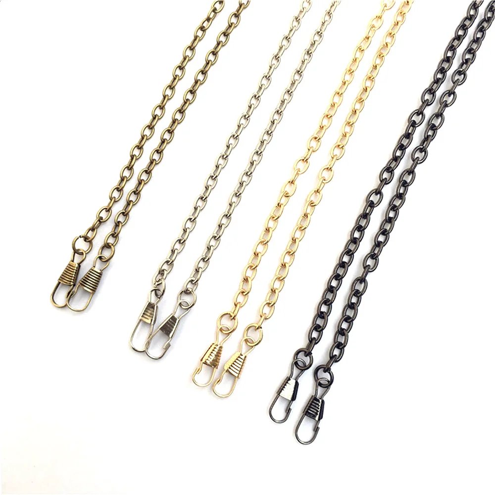 30Pcs Link Chains Replacement For Handbag Clutch Purse Shoulder Bag Straps Luggage Hardware DIY Accessories 120cm diy purse handle strap pearl bead bag chain replacement belt hardware handbag shoulder bag part accessories for women bag straps