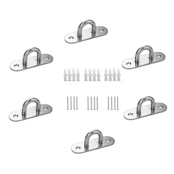 

Stainless Steel Fixed Hanging Plate Accessories for Hanging Hammocks Porch Swing Hook