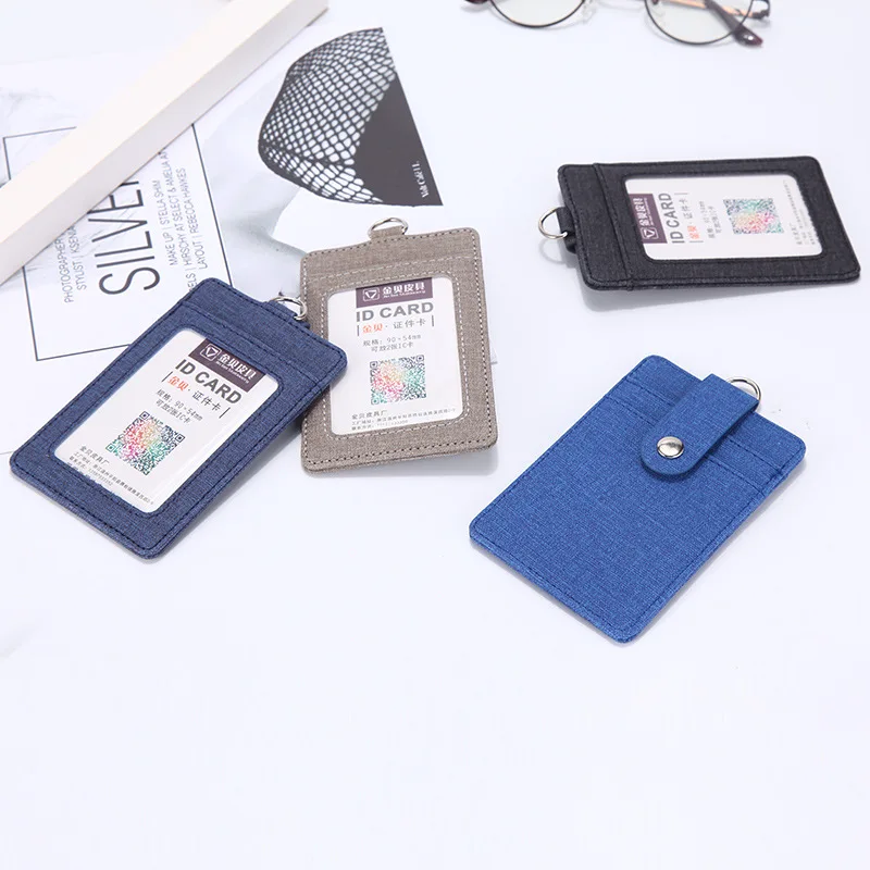 1pcs Retractable ID Badge Holder PU Leather Porte Bus Pass Case Cover Transparent Men Women's Bank Credit Card Holder credit card holder,card holder,card wallet,id card case,id card holder,business card holder