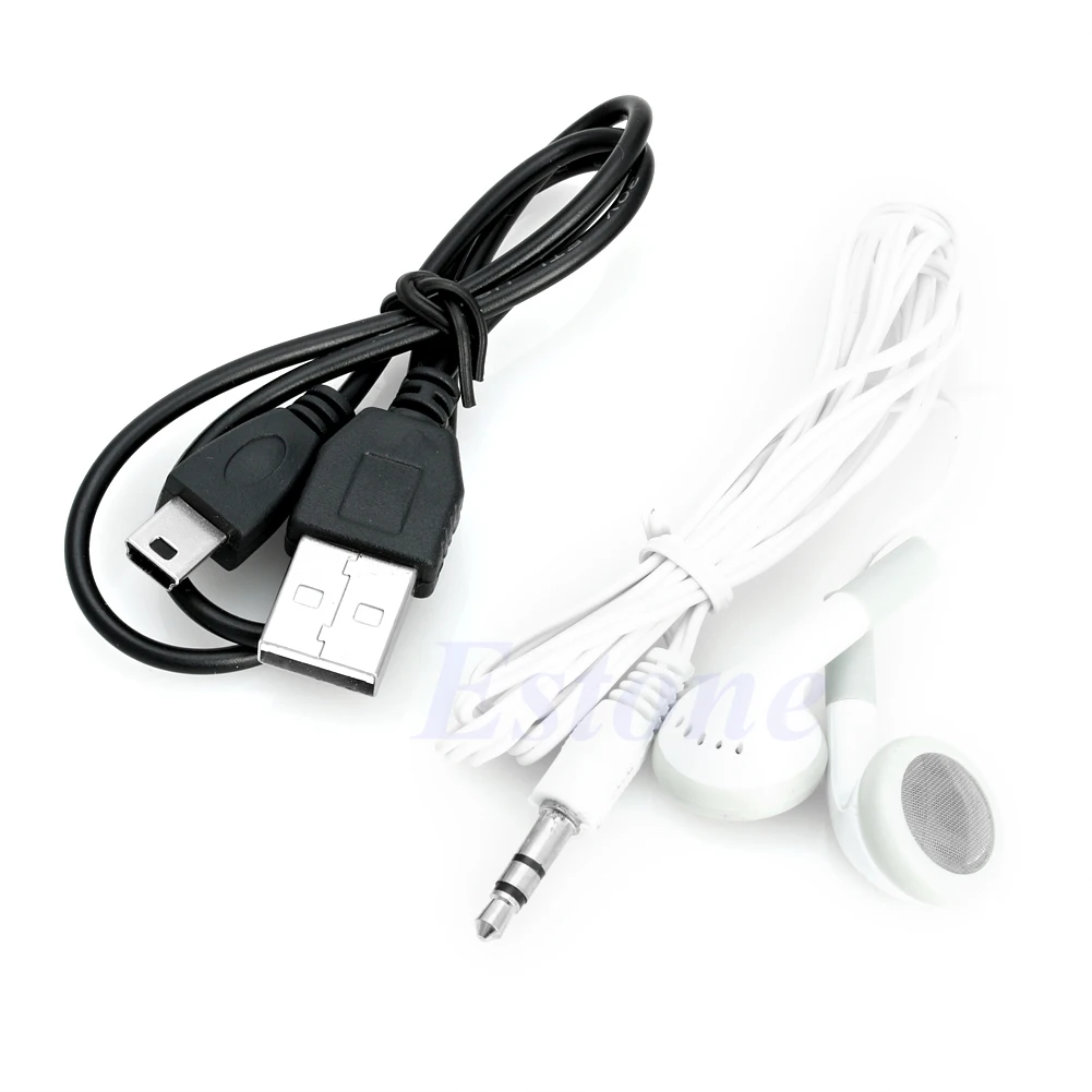

Portable USB Cable Earphone Set For Digital Mp3 Music Player