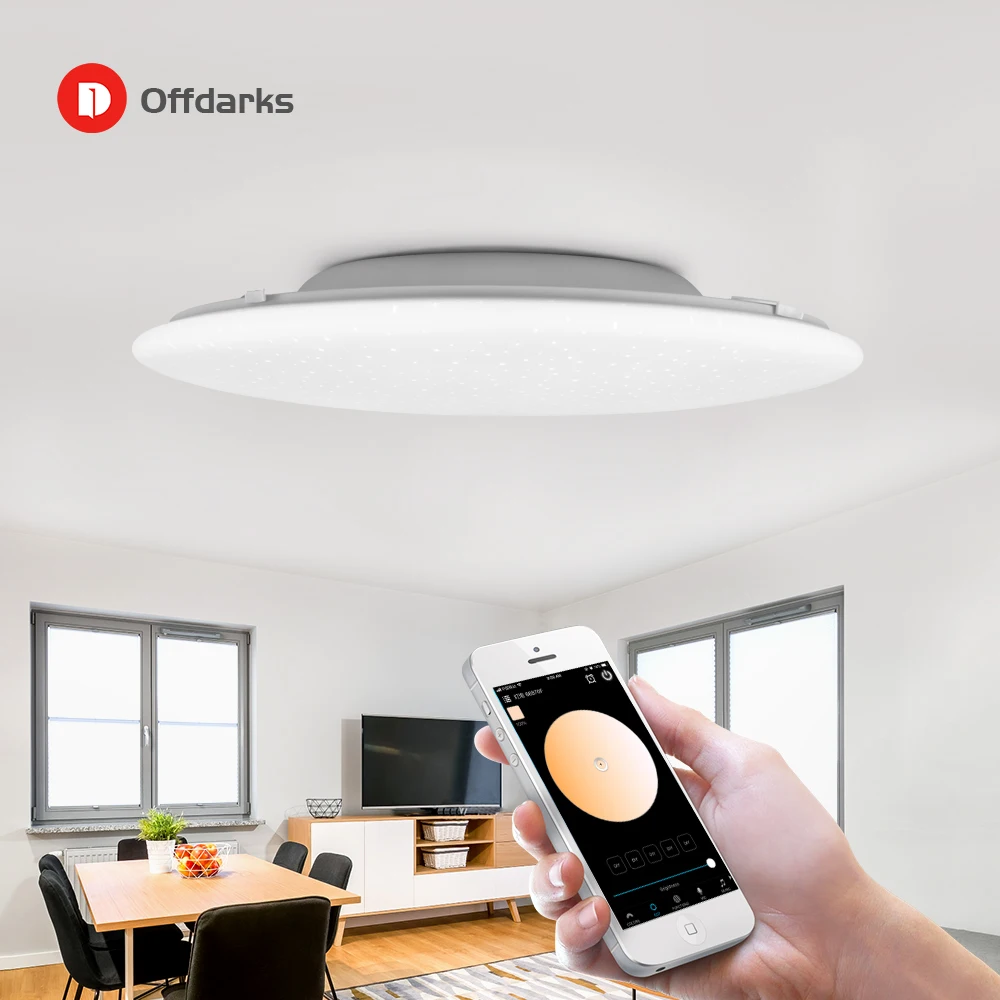  Smart LED Ceiling Light WiFi / APP Smart Remote Control 48W / 60W Bedroom Kitchen Living Room Ceili - 4000401780288