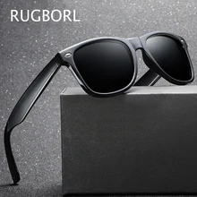 Модные поляризованные солнцезащитные очки для мужчин и женщин, очки с покрытием для вождения, черная оправа, мужские солнцезащитные очки, UV400 Солнцезащитные очки