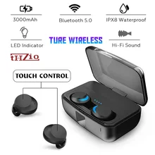 HIFI беспроводные наушники водонепроницаемые bluetooth наушники настоящие беспроводные наушники сенсорное управление игровая гарнитура с микрофоном для xiaomi