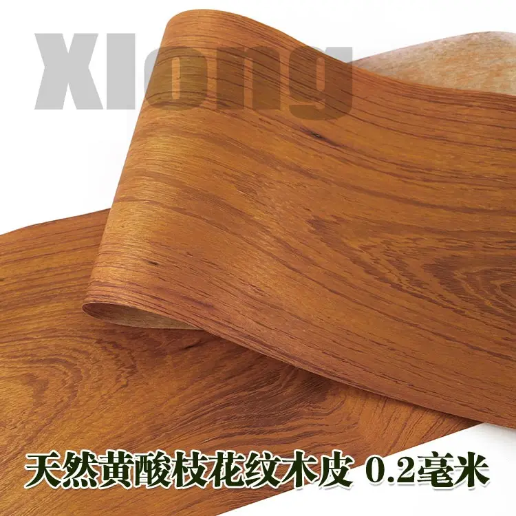 

L:2.5Meters Width:250mmThickness:0.2mm Acid Wood Veneer Bark Pattern Yellow Acid Wood Bark Solid Wood Acid Wood Branch