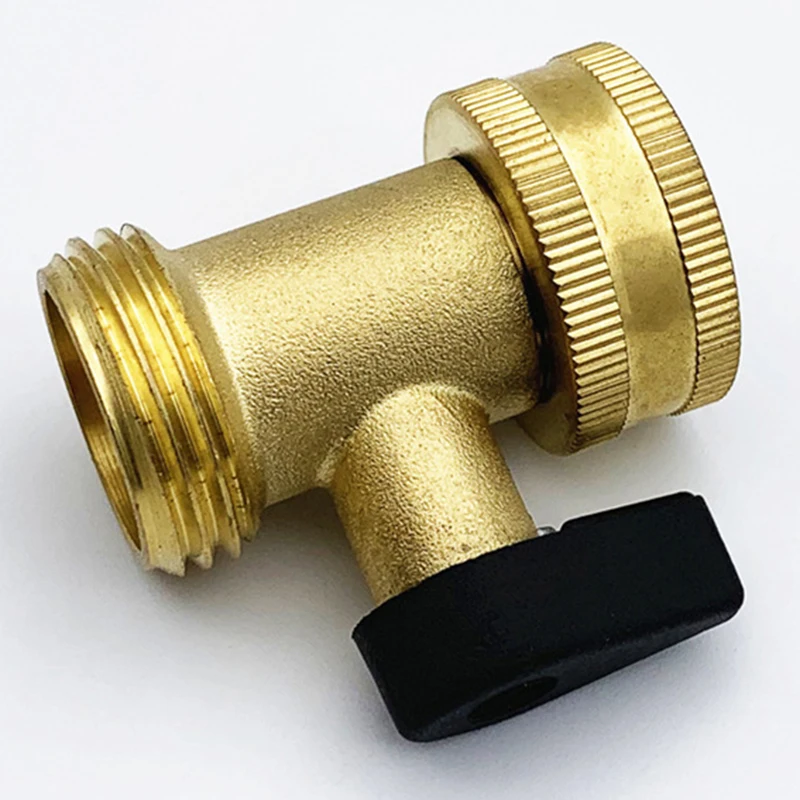 3/4-inch Garden Hose 1 Way Shut Off Valve Water Pipe Faucet Connector Tools Yard